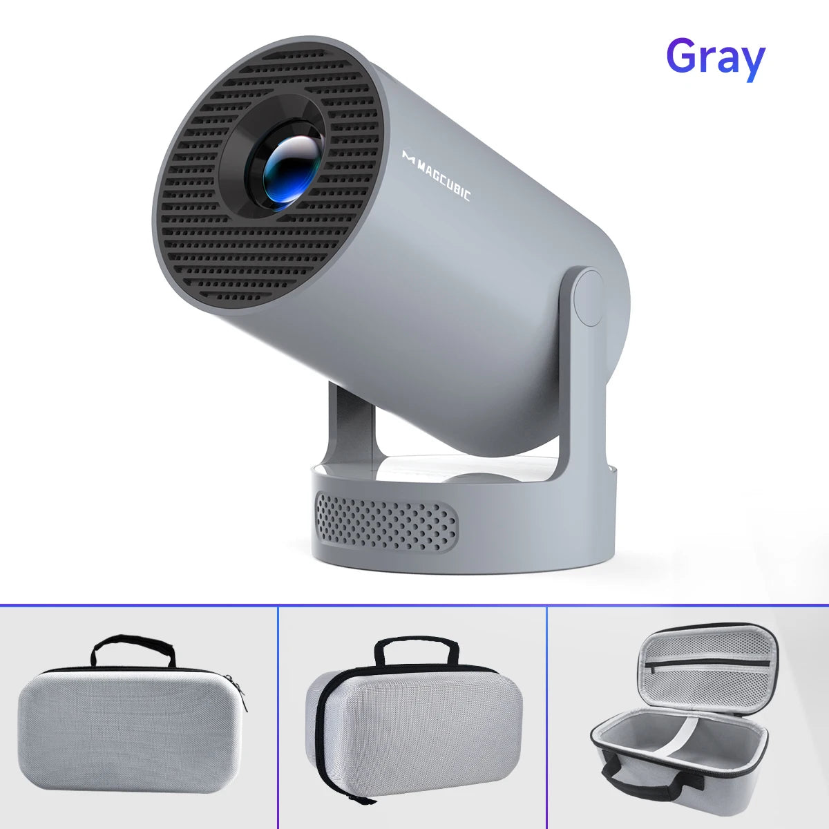 Magcubic 8K HY300 Pro + Projector Built in 5W Speaker 1280*720P Android 14 8000 Lumens Wifi6 BT5.4 Outdoor Portable Projector