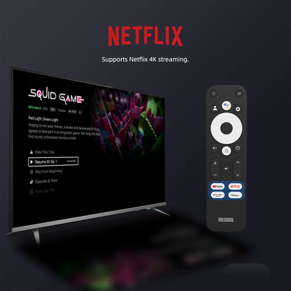MECOOL Original KM7 PLUS Netflix TV Box 2GB16GB Android Smart TV 11 Google Certified 4K Amlogic tvbox ip tv WIFI Hebrew Arabic