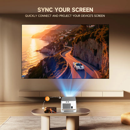 Magcubic Auto Focus Android14 4K Projector 900ANSI 8K Native 1080P HY350Max With Wifi6 BT5.4 16G Allwinner H726 Portable Outdoor